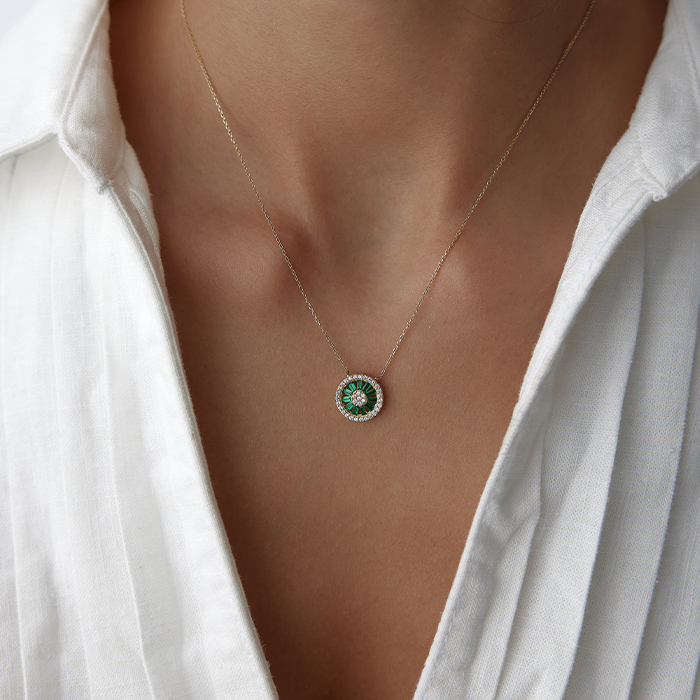 Trapez Nature Kolye - Cemart (1)