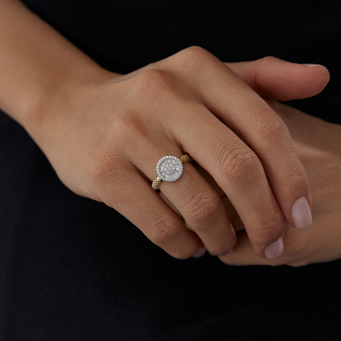 Trapez Point Yüzük - Cemart