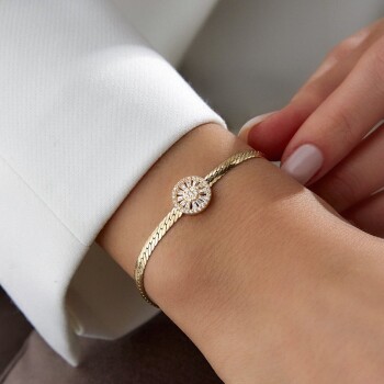 Trapez Snake Bileklik - Rayna