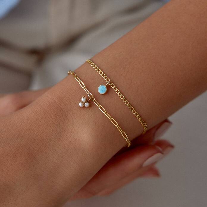 Tria İnci Charm Bileklik - 3