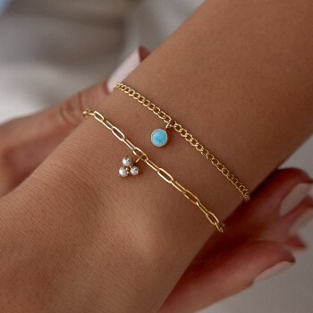 Tria İnci Charm Bileklik - 4