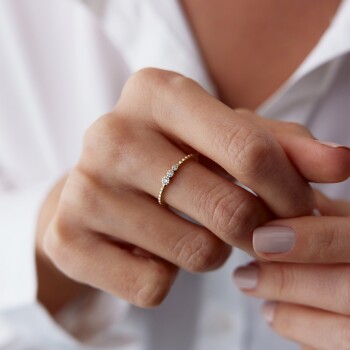 Tria Sıralı Yüzük - Rayna