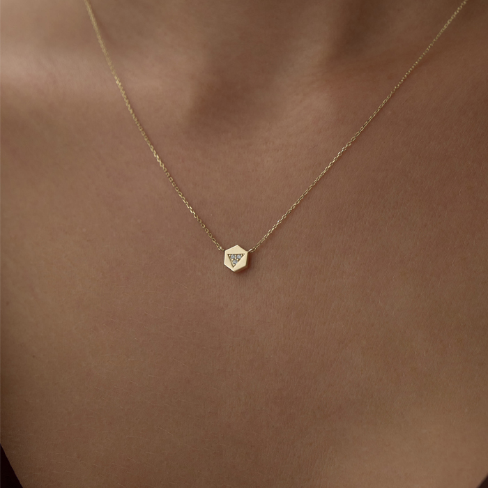 Trian Hexagon Kolye - Gökhan Bera (1)