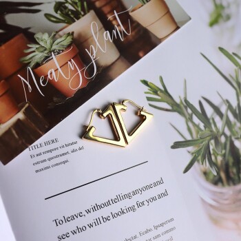 Triangle Bombe Küpe - Tuana (1)