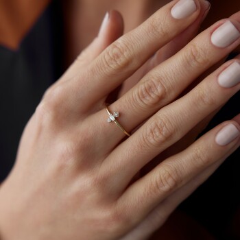 Trio Stone Yüzük - Cemart