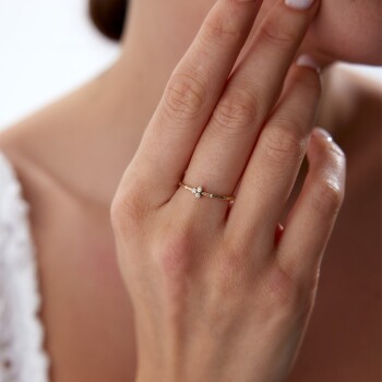 Trio Taşlı Yüzük - Rayna