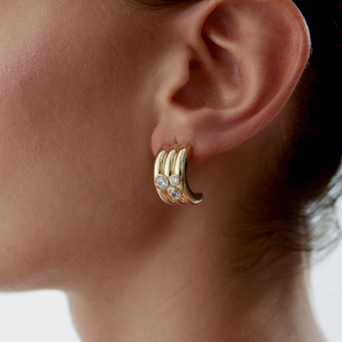 Triple Column Küpe - Tuana (1)