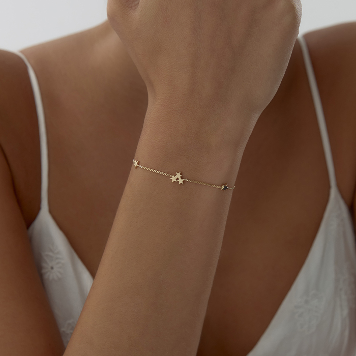 Triple Yıldız Bileklik - Rayna