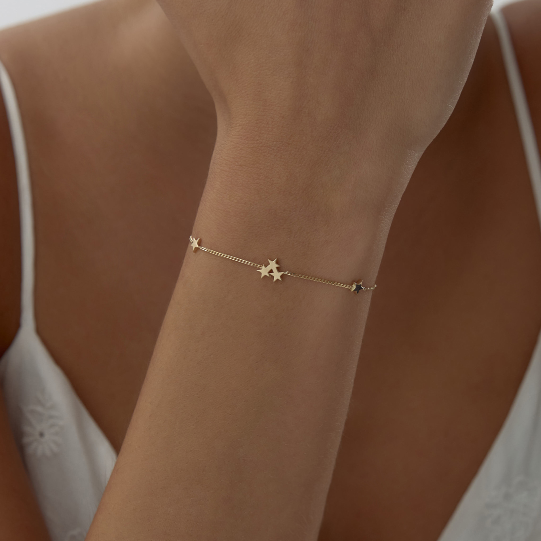 Triple Yıldız Bileklik - 1