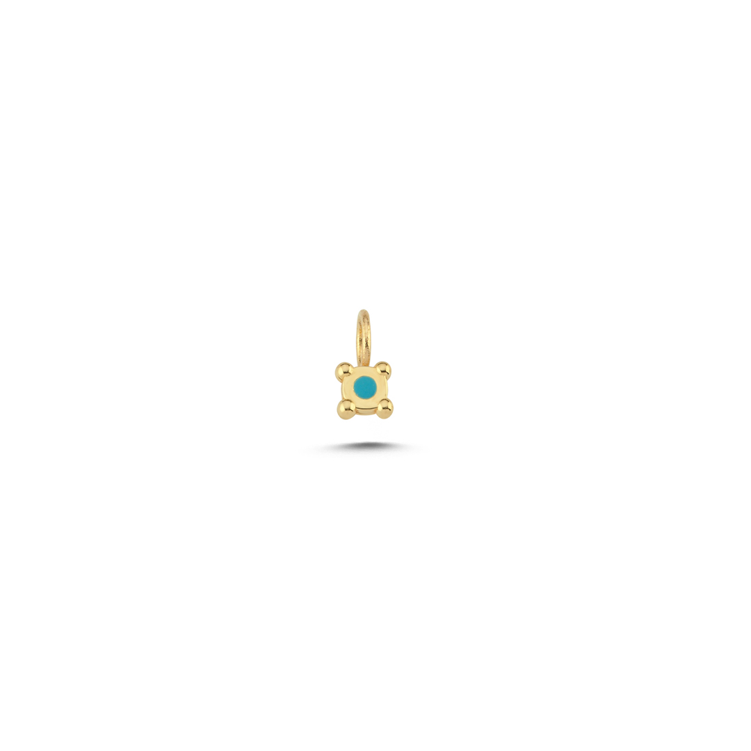 Turkuaz Nokta Charm - 1