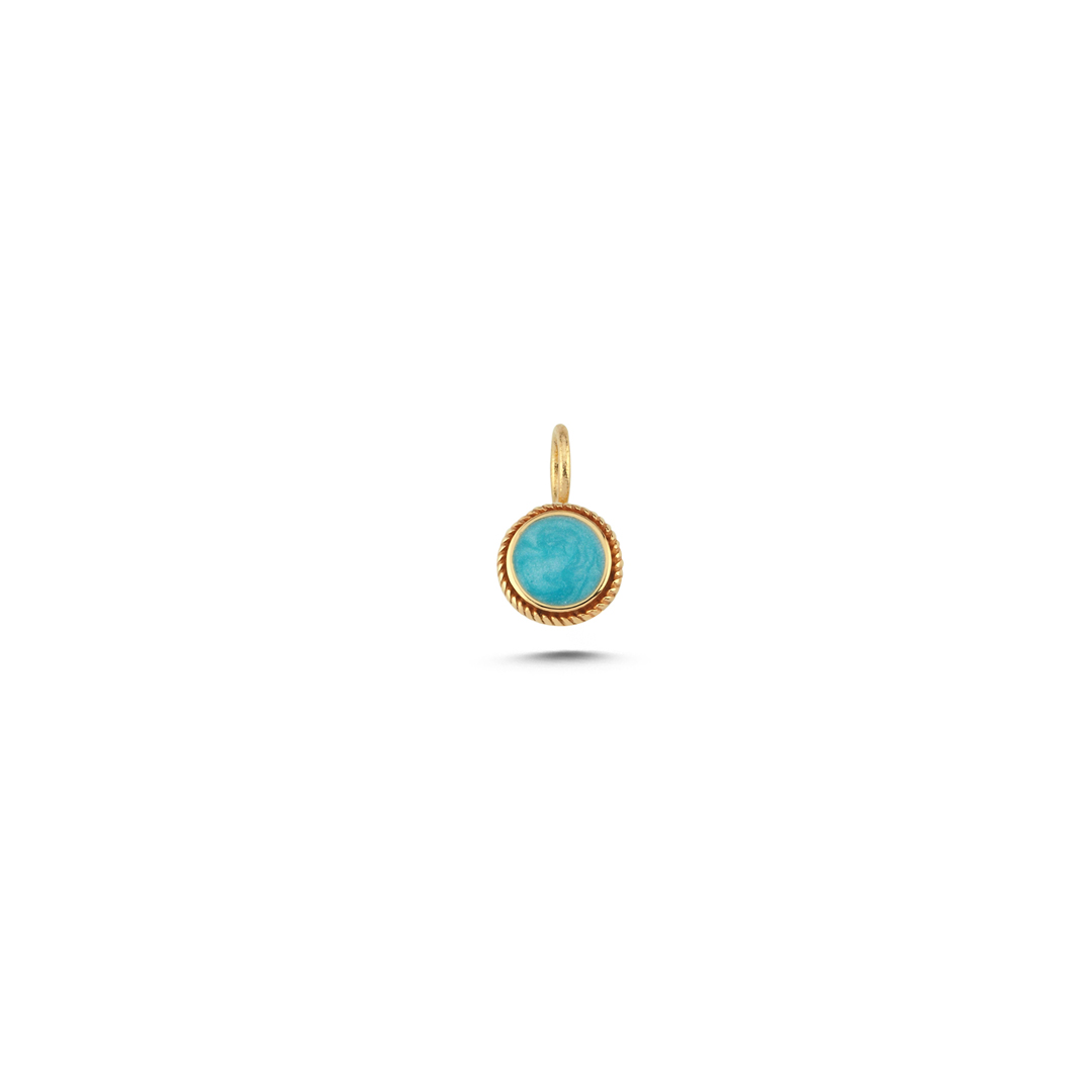 Turkuaz Taş Charm - 1