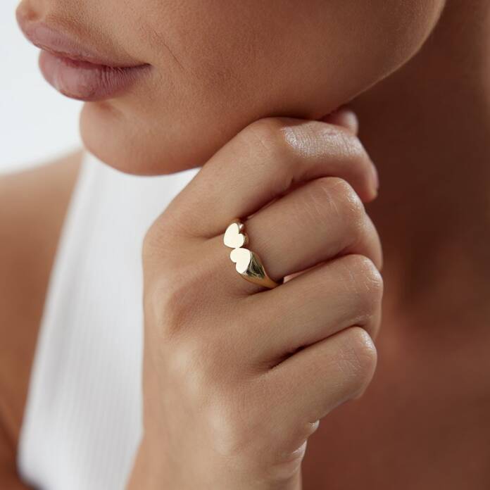 Twin Heart Yüzük - 1