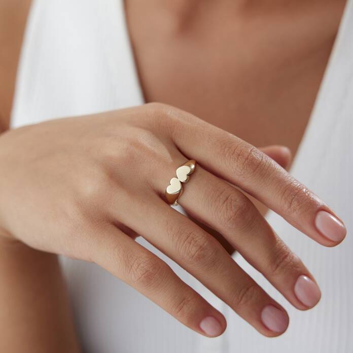 Twin Heart Yüzük - 2