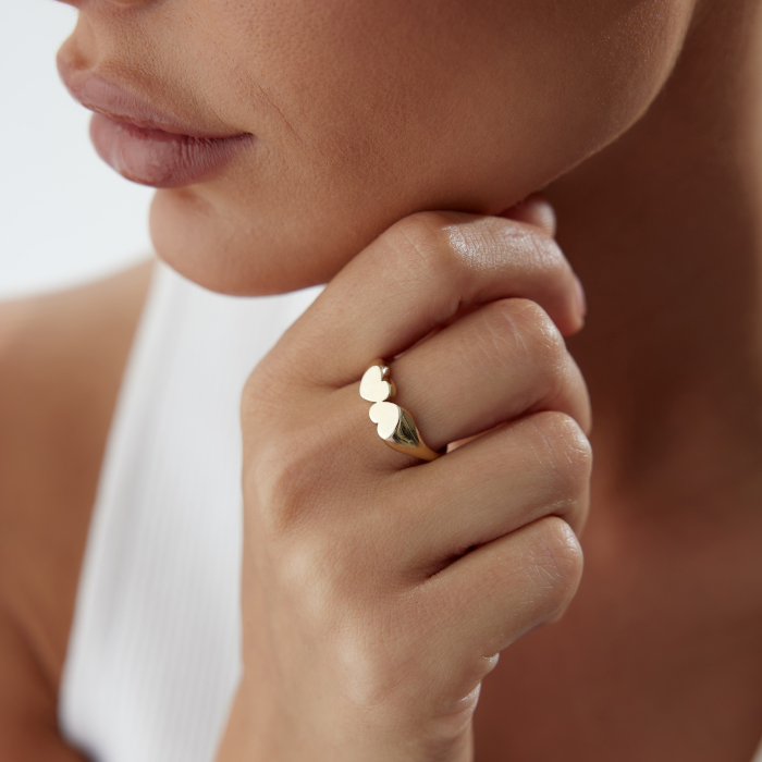 Twin Heart Yüzük - Nüans (1)