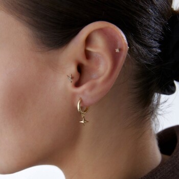 Twinkle Halka Sallantılı Küpe - Rayna (1)