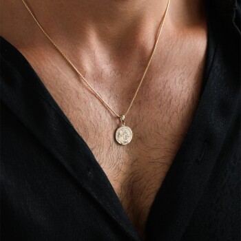 Type 2 Madalyon Erkek Kolye - Koçak