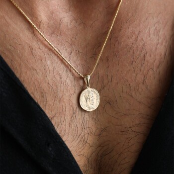 Type 2 Madalyon Erkek Kolye - Koçak (1)