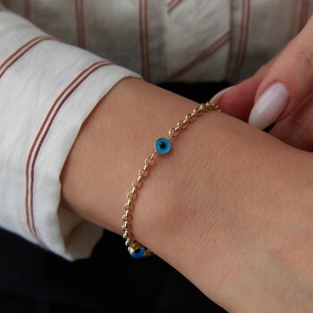 Üç Göz Nazar Bileklik - Milan (1)