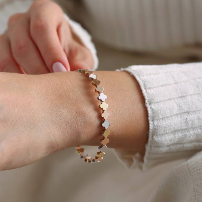 Üç Renkli Yonca Kelepçe - 3