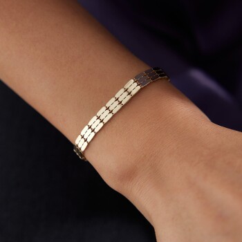 Üç Sıra Kapsül Bileklik - Özer