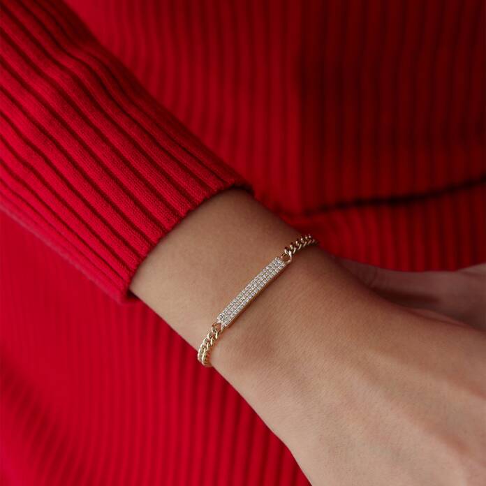 Üç Sıra Taşlı Bileklik - 1