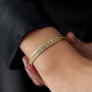 Üç Sıralı Burgu Halat Bileklik - Koçak