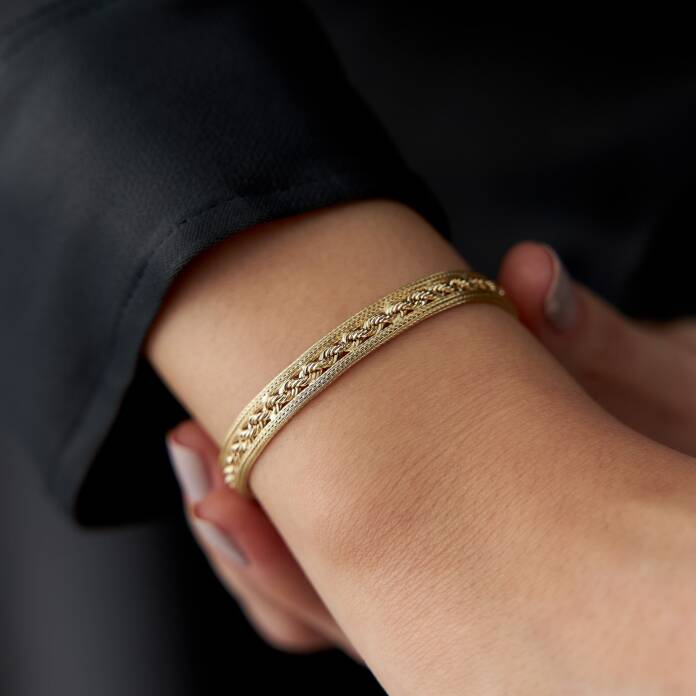 Üç Sıralı Burgu Halat Bileklik - 1