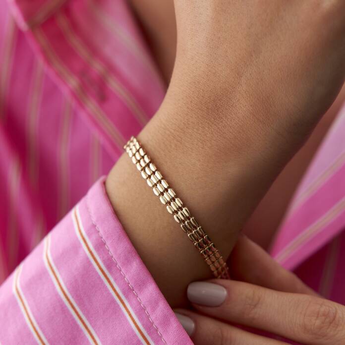 Üç Sıralı Pullu Bileklik - 1