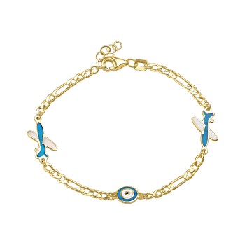 Uçak Çocuk Bilekliği - Melike