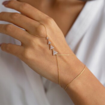 Üçgen Desenli Şahmeran - Rayna