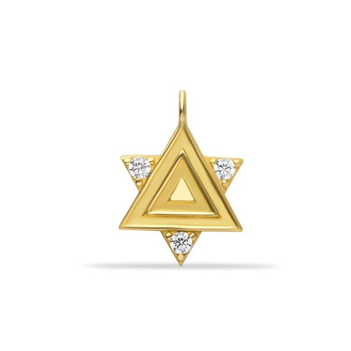 Üçgen Labirent Charm - 1