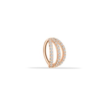 Üçlü Alttan Taşlı Helix Piercing - 1