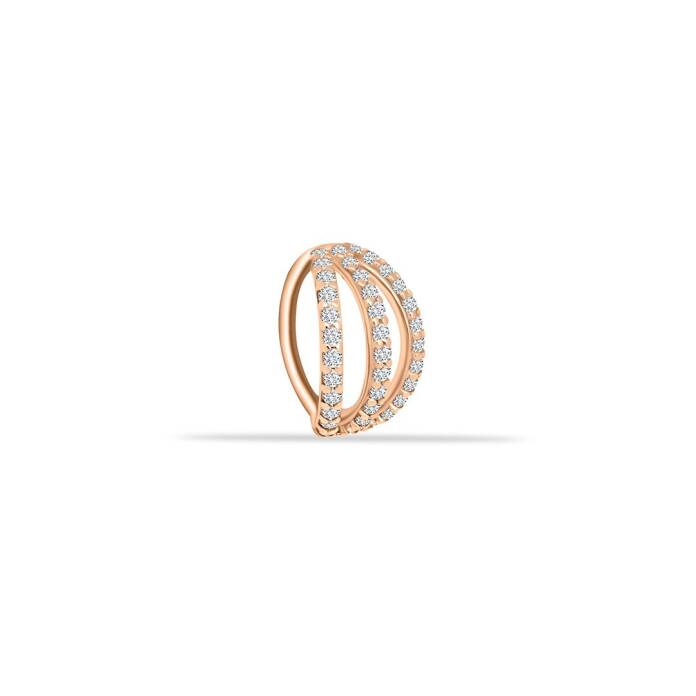 Üçlü Alttan Taşlı Helix Piercing - 1