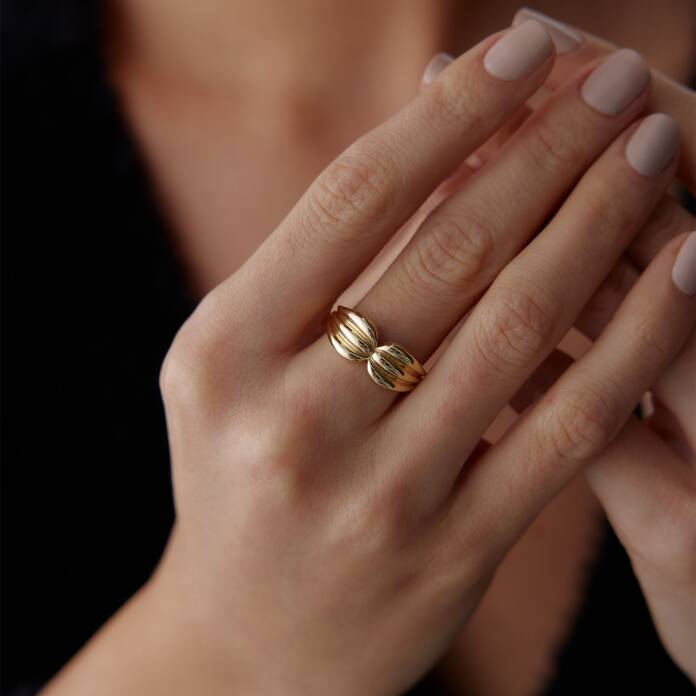 Üçlü Boğum Bold Yüzük - 2