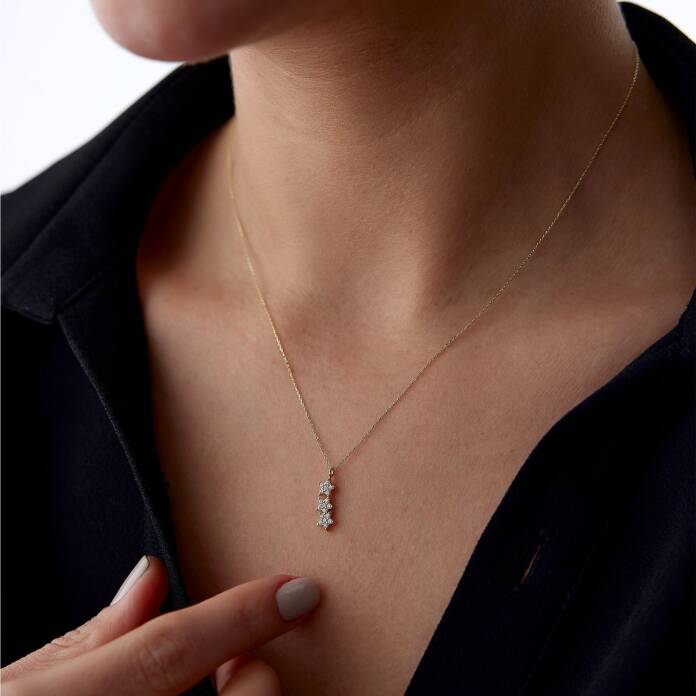 Üçlü Yıldız Kolye - 3