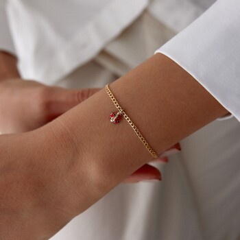 Uğur Böceği Charm Bileklik - Alen