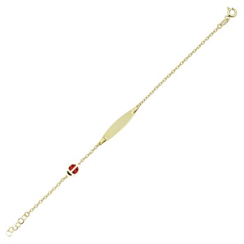 Uğur Böceği Forse Zincir Çocuk Künyesi - Melike