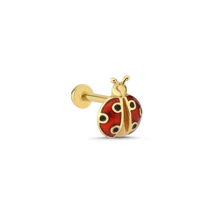 Uğur Böceği Model Tragus Piercing - 1