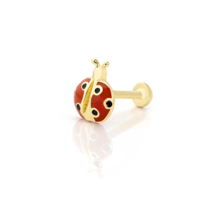 Uğur Böceği Model Tragus Piercing - 2