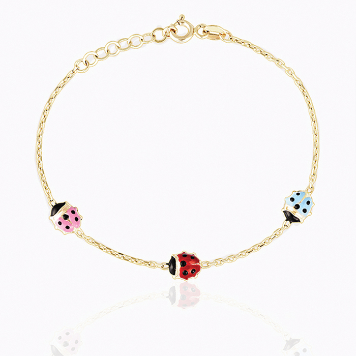 Uğur Böcekleri Çocuk Bilekliği - Melike