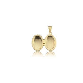 Ultra Mini Oval Kapaklı Kolye Ucu - 3