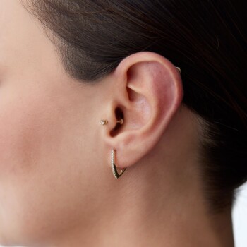 V Yarımtur Küpe - Koçak