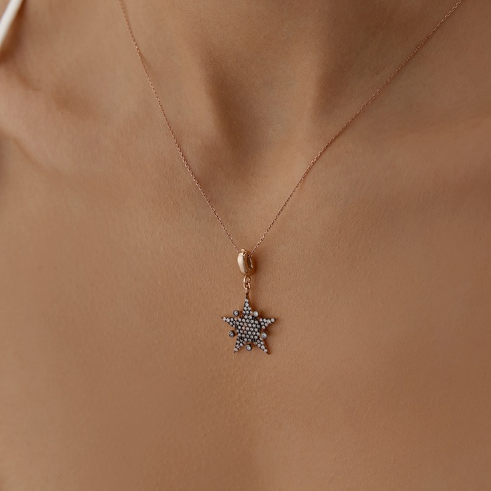 Black Vega Star Kolye - 2