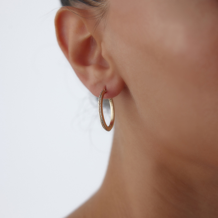 Viber Oval Küpe - Koçak