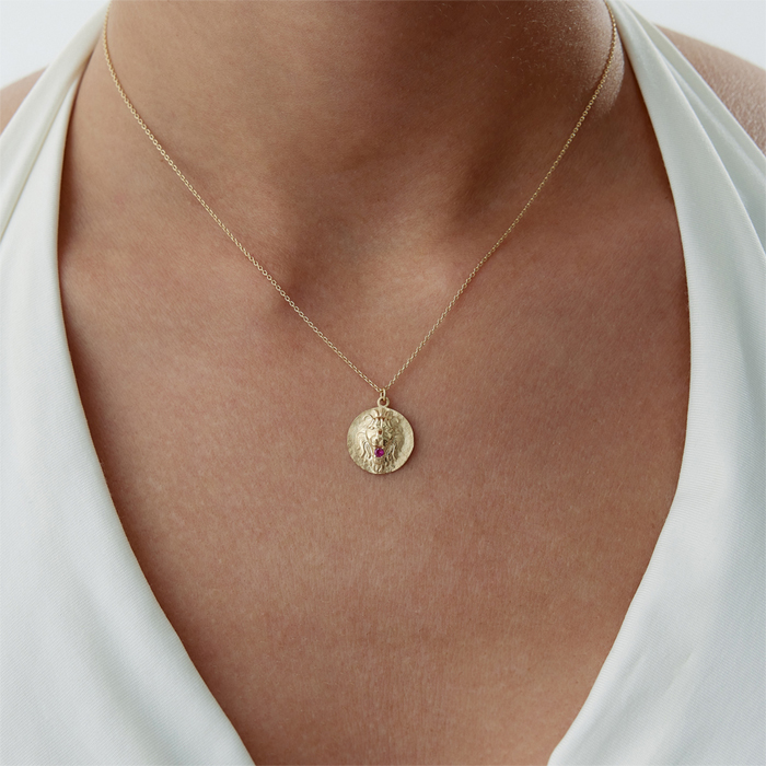 Vintage Aslan Madalyon Kolye - RİTİM