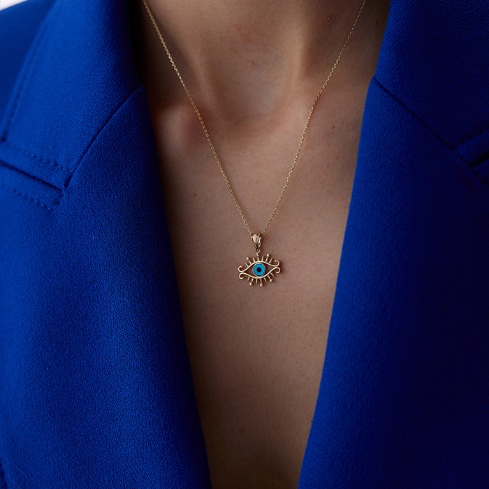 Vintage Göz Kolye - Özçelik