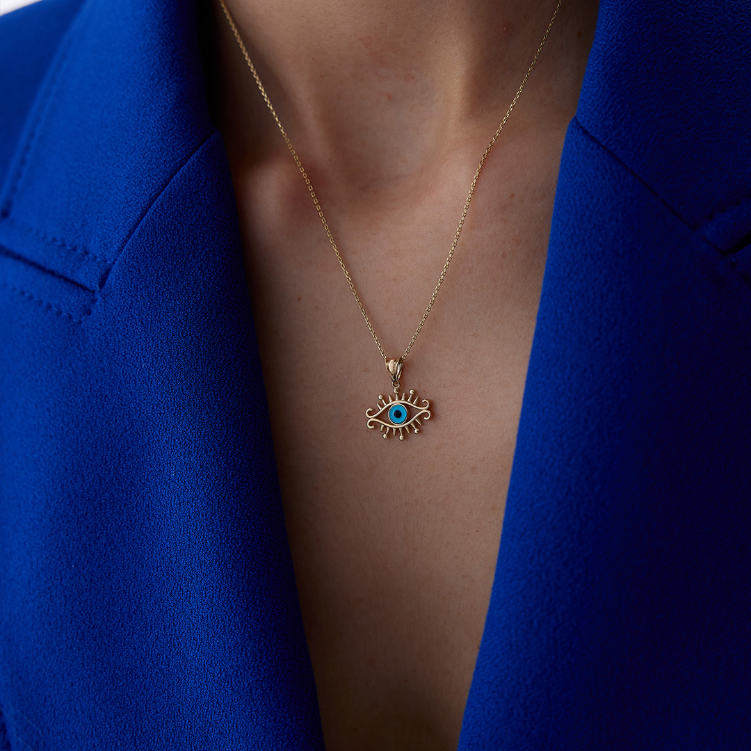 Vintage Göz Kolye - 1