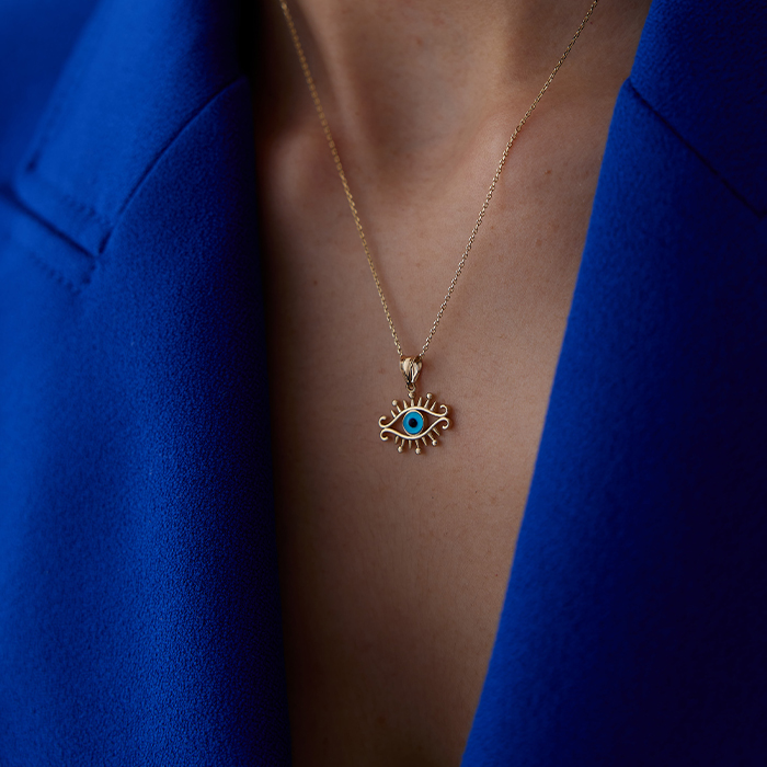 Vintage Göz Kolye - Özçelik (1)