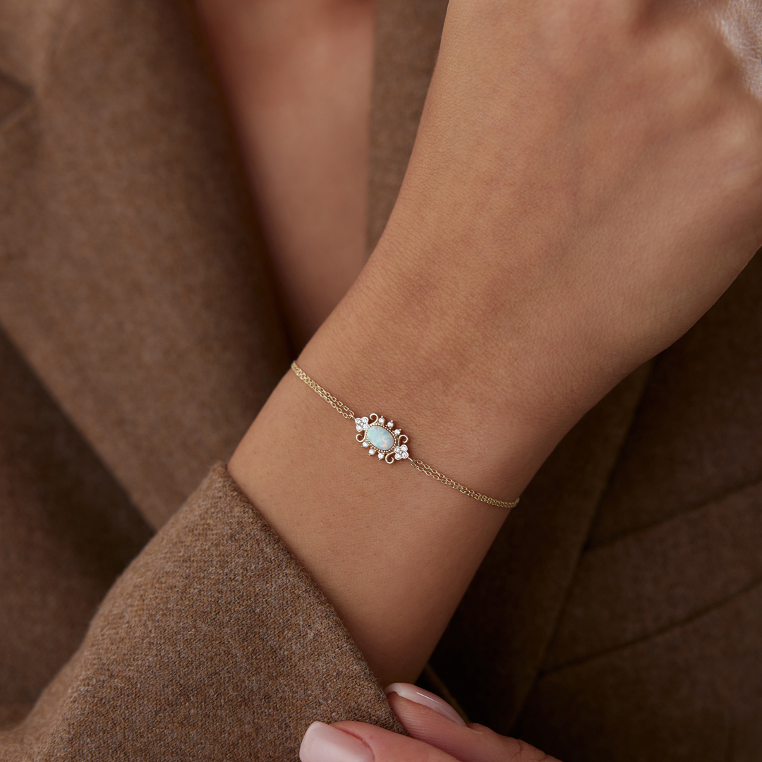 Vintage Opal Bileklik - 2