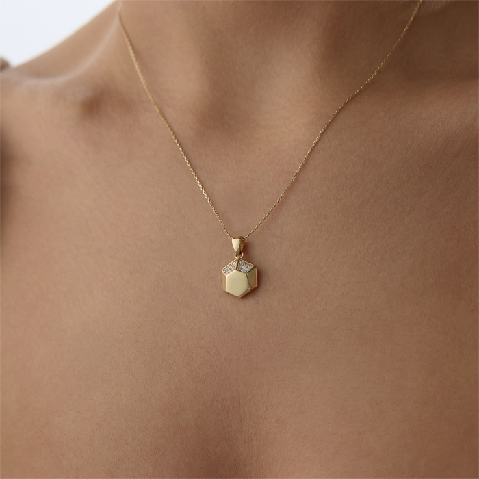 Vionne Taşlı Kolye - Koçak (1)